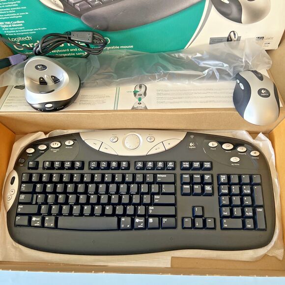 Logitech Cordless MX Duo Elite Keyboard & MX700 Optical Mouse - Picture 5 of 5